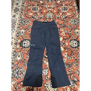 Marmot MEMBRAIN Waterproof Insulated Navy Snow Pants XS Skiing Snowboarding